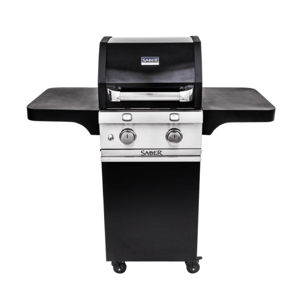 SABER® Cast Black 2-Burner Gas Grill