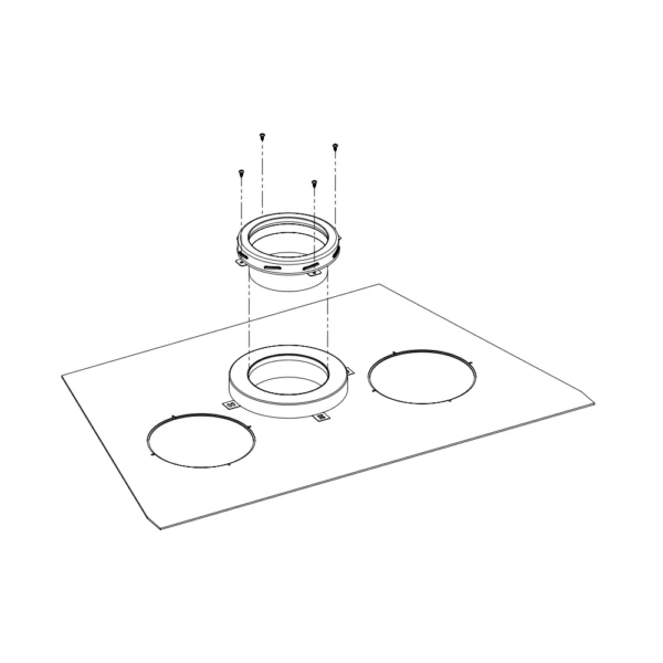 Adaptateur de cheminée Secure Pellet - Groupe BelleFlamme