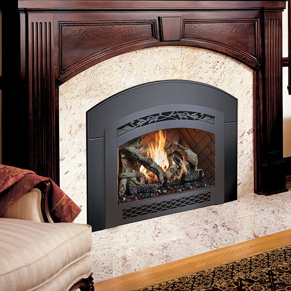 FOYER ENCASTRABLE AU GAZ 34 DVL DELUXE EMBER-GLO™ de Fireplace Xtrordinair