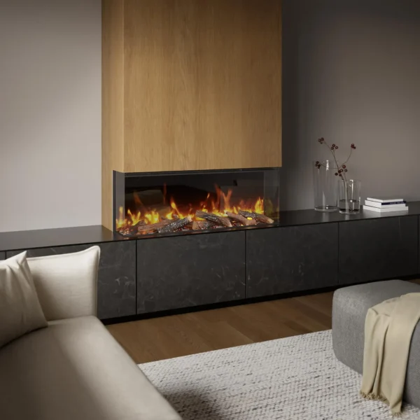 Foyer Électrique New Forest 1200 Black Edition de British Fires