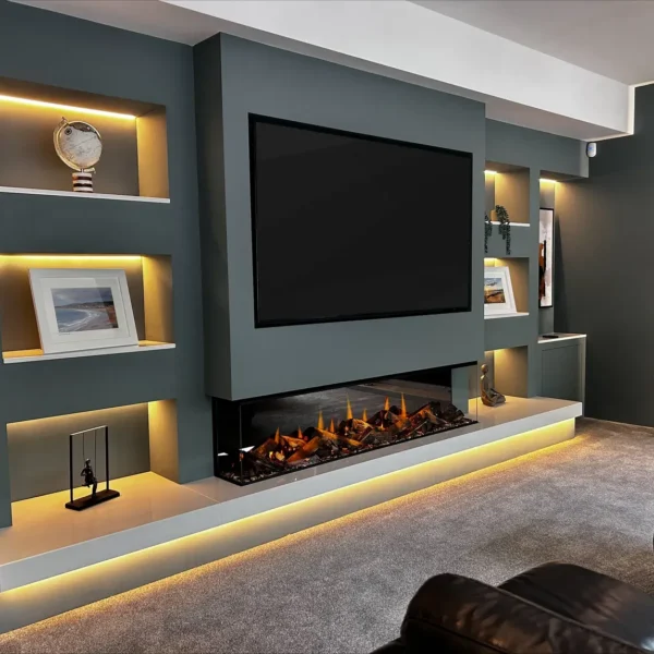 New Forest 1600 Black Edition Electric Fireplace British Fires