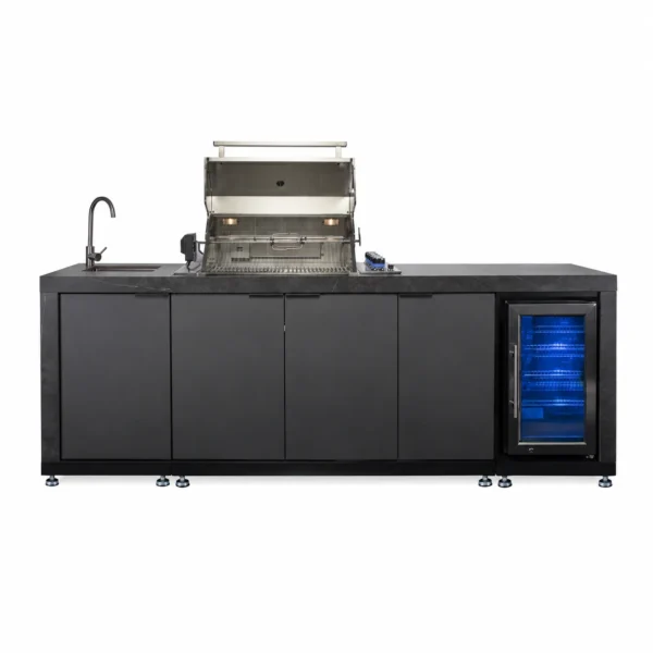 4-Burner and 3-Module Outdoor Kitchen Set by Glamour