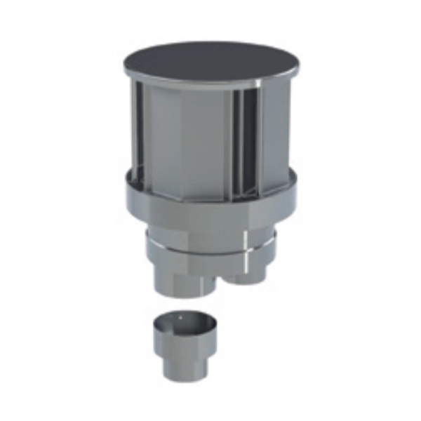 Vertical bonnet for ICC-RSF Excel Direct in-wall installation